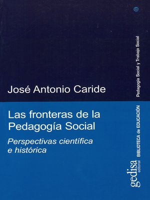 cover image of Las fronteras de la pedagogía social